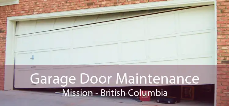 Garage Door Maintenance Mission - British Columbia