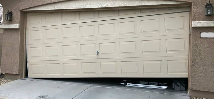 garage-door-bent-off-track-repair in  Kilgard